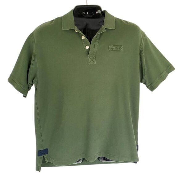 Orvis Vintage Polo Shirt Olive M/L - Picture 2 of 5